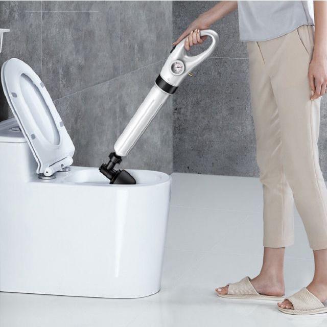 Súng Thông Tắc Cống, Bồn Cầu, Chậu Rửa Bát, Bồn Tắm - Khí Nén AGT Cực Mạnh 8kg +Tặng Kèm Bơm-Yumeshop94