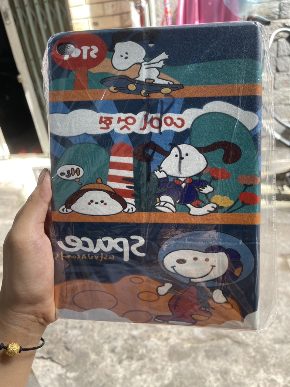 Bao da dành cho ipad 2017/2018/Gen 5/6/Air 1/2 hoạt hình