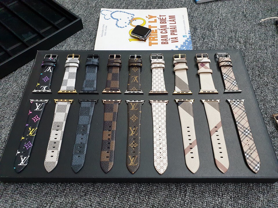 Dây đeo bằng da thay thế cho đồng hồ thông minh Apple Watch đủ size