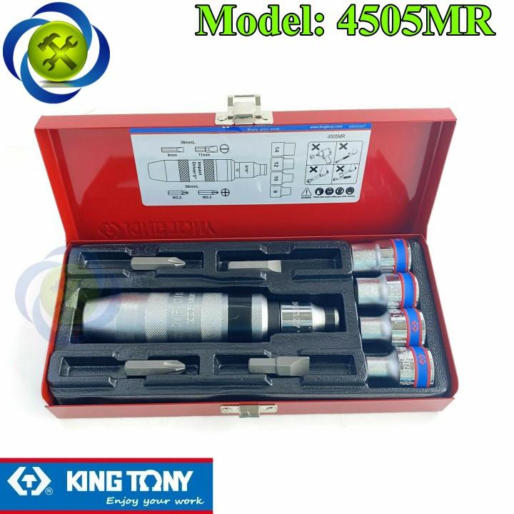 Bộ vít đóng Kingtony 4505MR 10 chi tiết