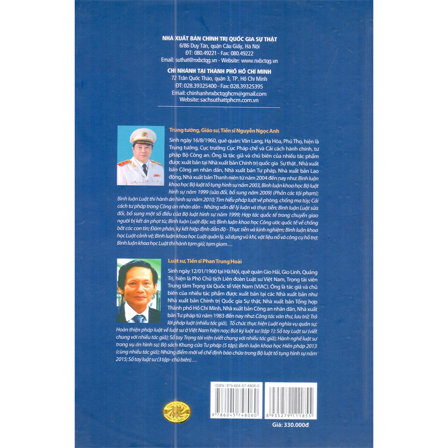 Combo 2 Cuốn: Bình Luận Khoa Học Bộ Luật Tố Tụng Hình Sự Năm 2015  + Bình Luận Khoa Học Bộ Luật Hình Sự Hiện Hành