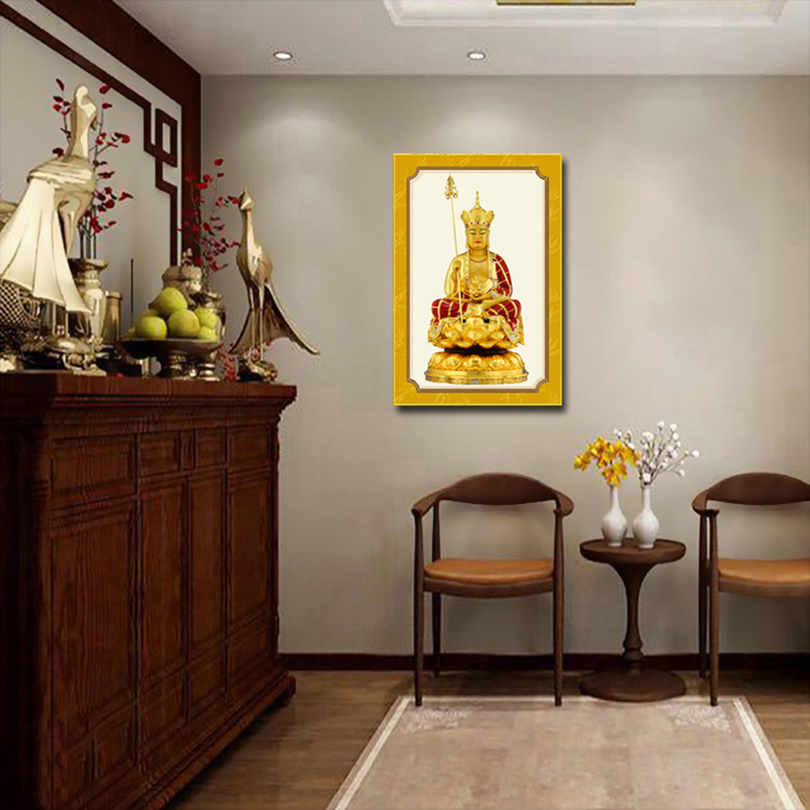 Tranh Phật Giáo Địa Tạng Vương Bồ Tát