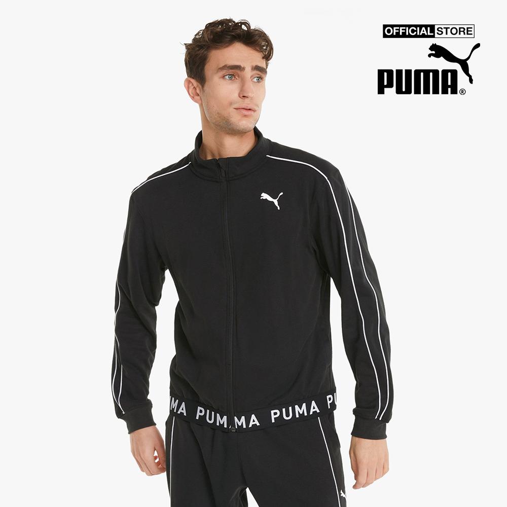 PUMA - Áo khoác thể thao nam cổ cao Full Zip Training 521544
