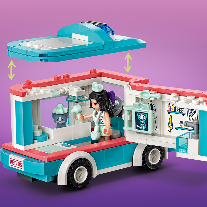 LEGO FRIENDS 41445 Xe Khám Thú Cưng Di Động