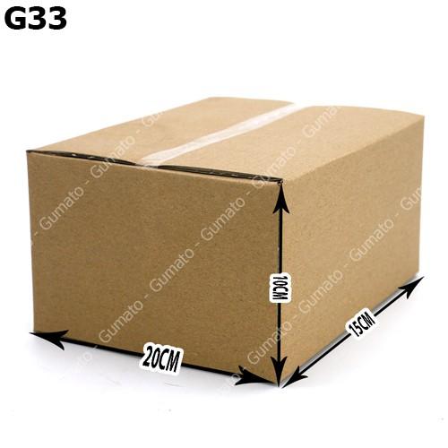 Hộp giấy P45 size 20x15x10 cm, thùng carton gói hàng Everest