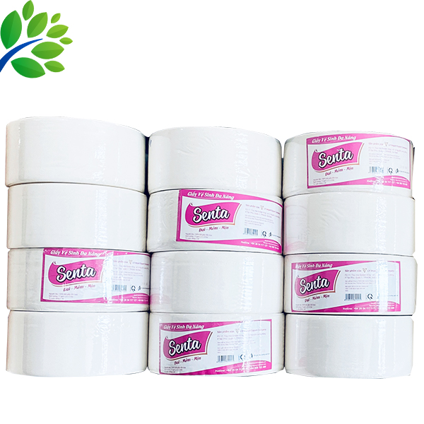 GIẤY VỆ SINH CUỘN LỚN SENTA 600G CẢI TIẾN MỚI