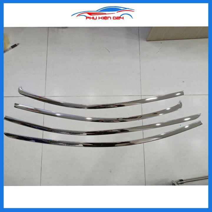 Bộ nẹp viền chân kính cong kính City 2021-2022 Inox sáng bóng chuẩn form xe