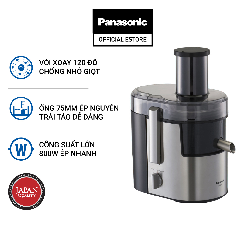 Máy ép trái cây Panasonic MJ-DJ01SRA - Hàng Chính Hãng