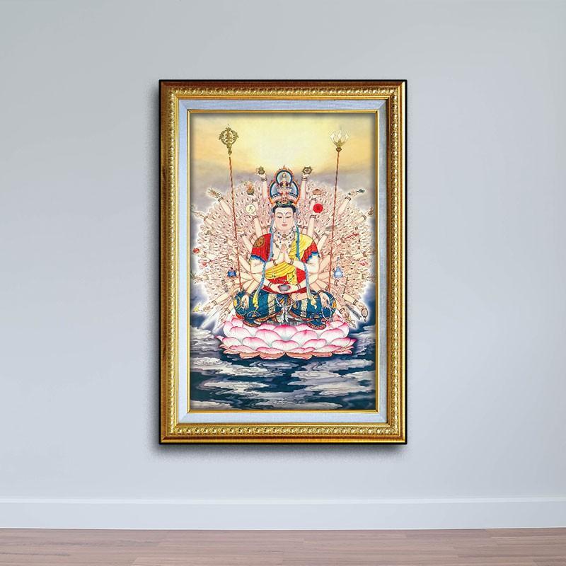 Tranh thờ Phật – Phật Bà nghìn mắt nghìn tay W610