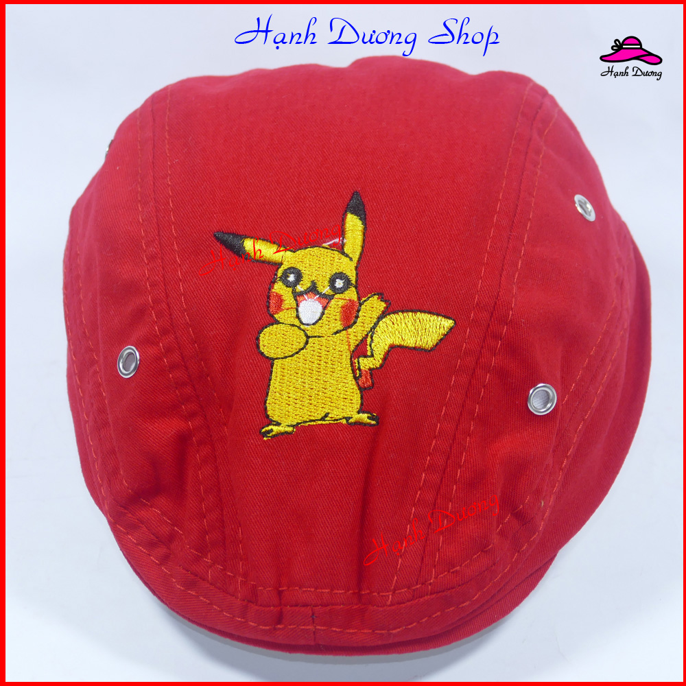 Nón beret trẻ em Pikachu, phong cách dễ thương, năng động cho bé yêu - Hạnh Dương