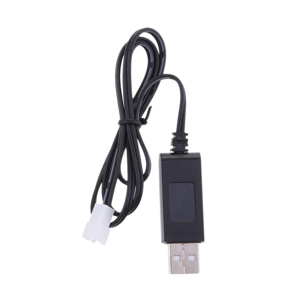 3-4pack 3.7V Lipo Lithium Battery Charge Charger Charging USB Cable Lead Cord