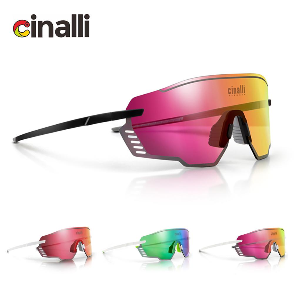 Cinalli Phân Cực Kính Đi Xe Đạp Kính Xe Đạp Kính Bảo Vệ Xe Đạp Đường Bộ Chống Gió Kính Mát Thể Thao Ngoài Trời Nam Nữ Color: C-089-Black Green