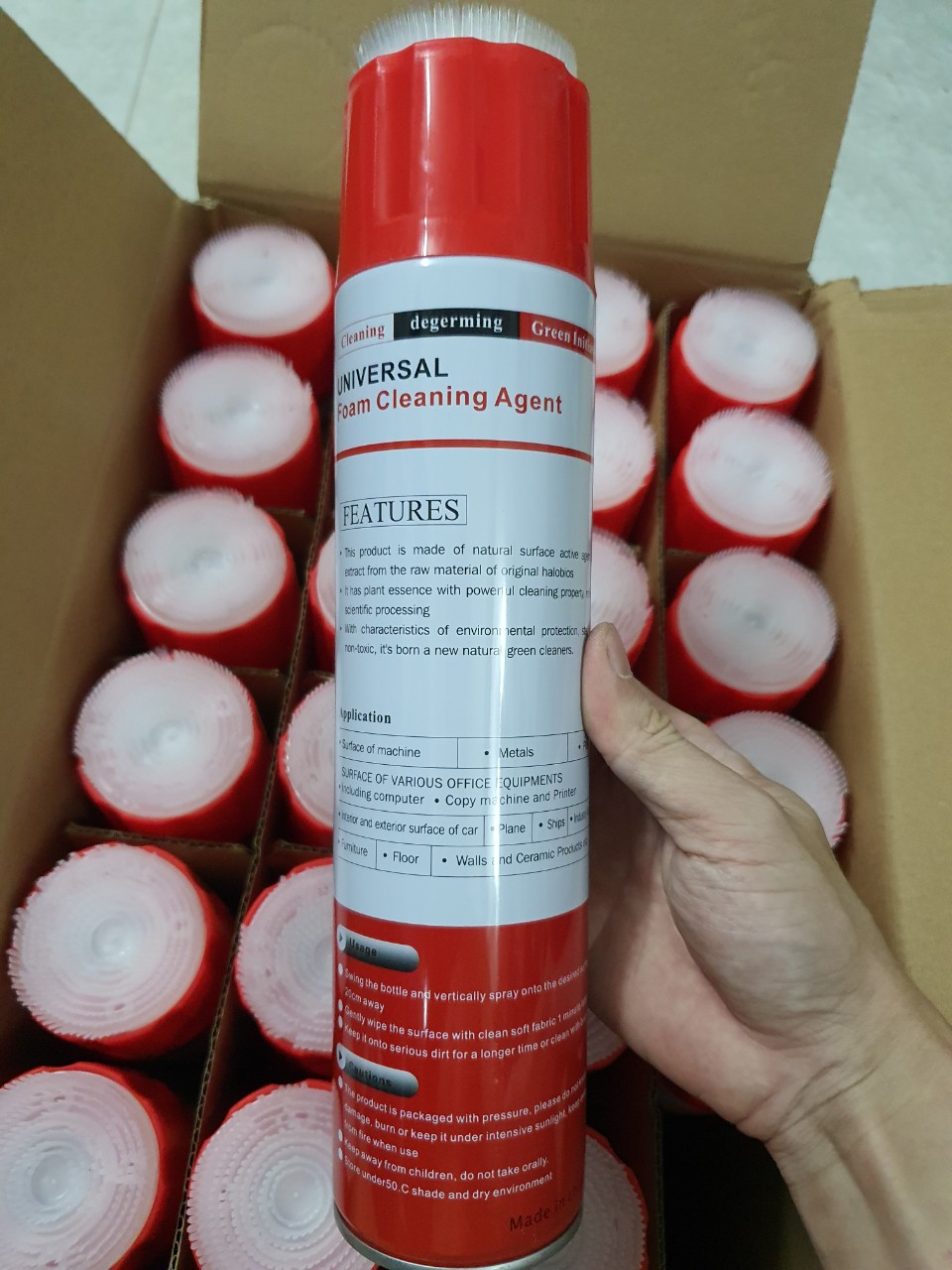 Chai xịt vệ sinh laptop đa năng Handboss | Chai xịt bọt tuyết đa năng (650ml) - Hàng chính hãng