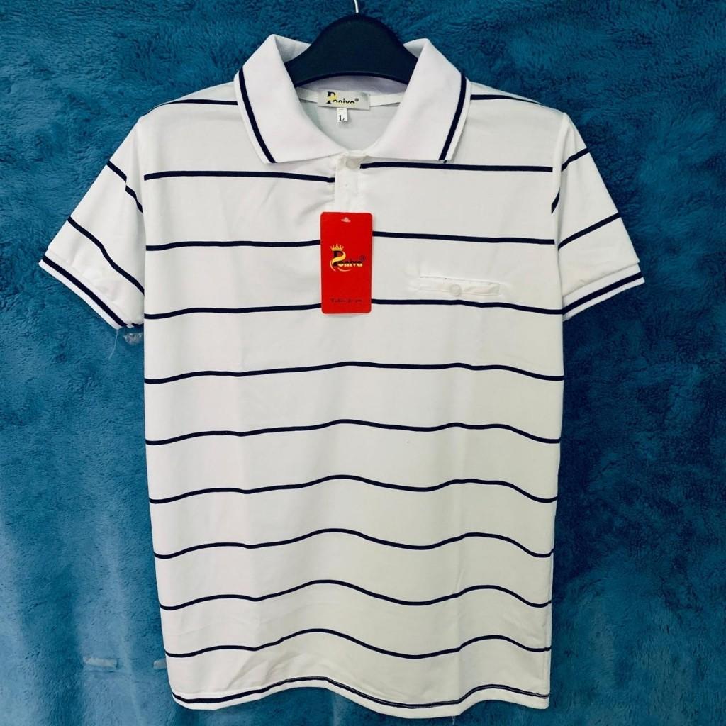 Áo thun nam Áo Polo nam cá tính BM02 phối logo phong cách Hàn Quốc