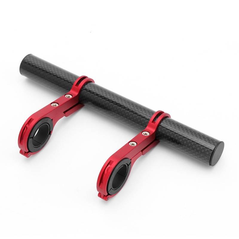 Ống Nối Dài Bằng Nhôm 20CM Họa Tiết Sợi Carbon Cho Xe Đạp Leo Núi