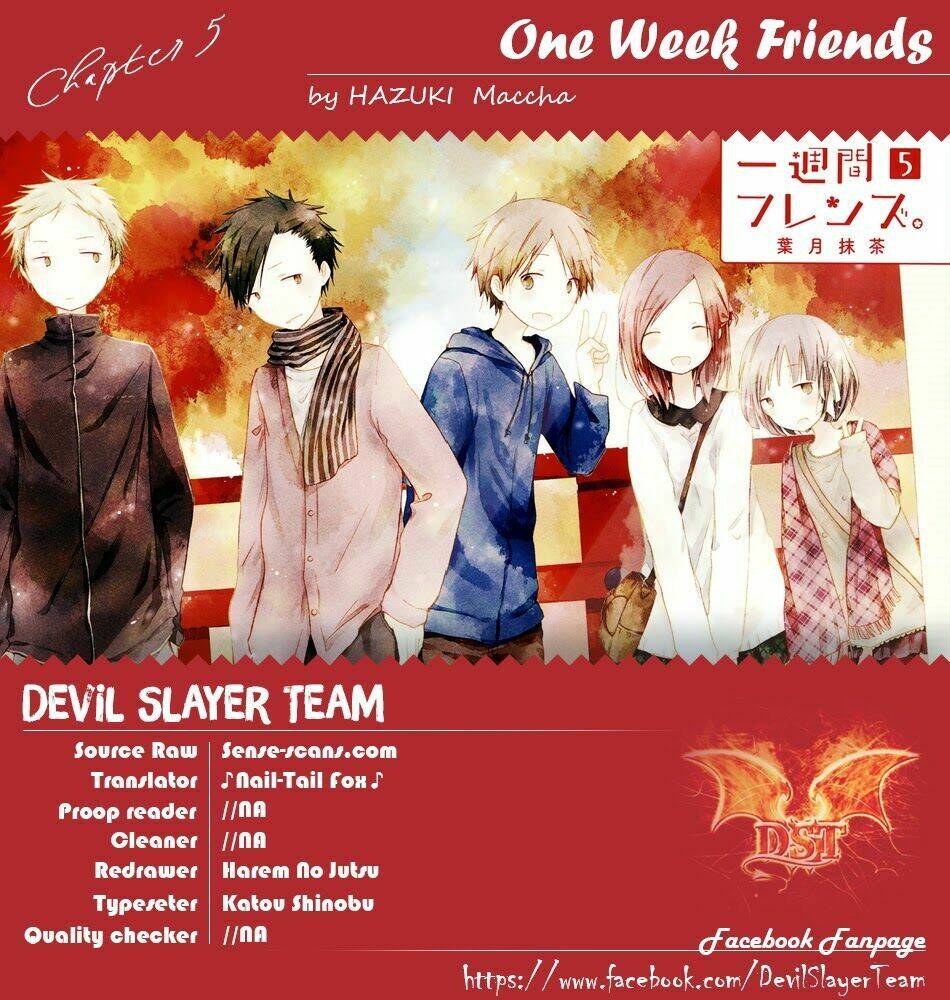 one week friends chapter 5 1