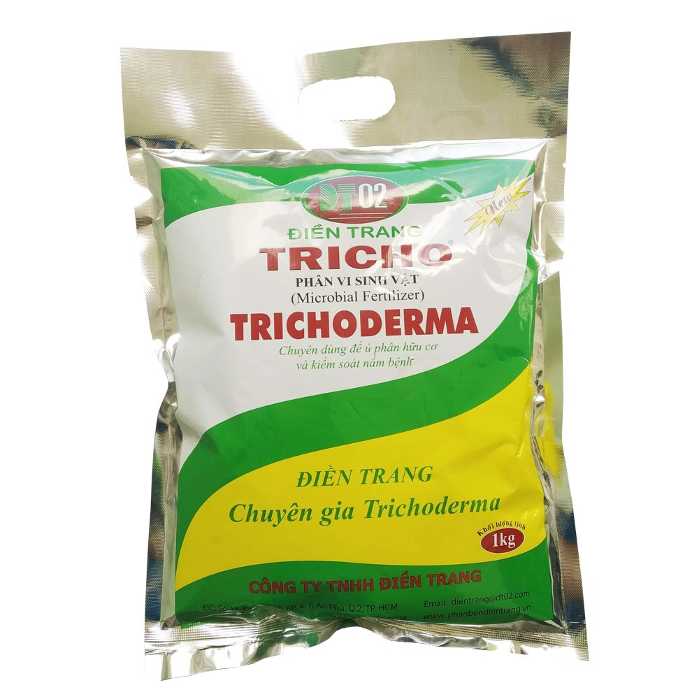 Phân vi sinh vật TRICHODERMA chuyên dùng ủ phân hữu cơ và kiểm soát nấm bệnh - 1kg
