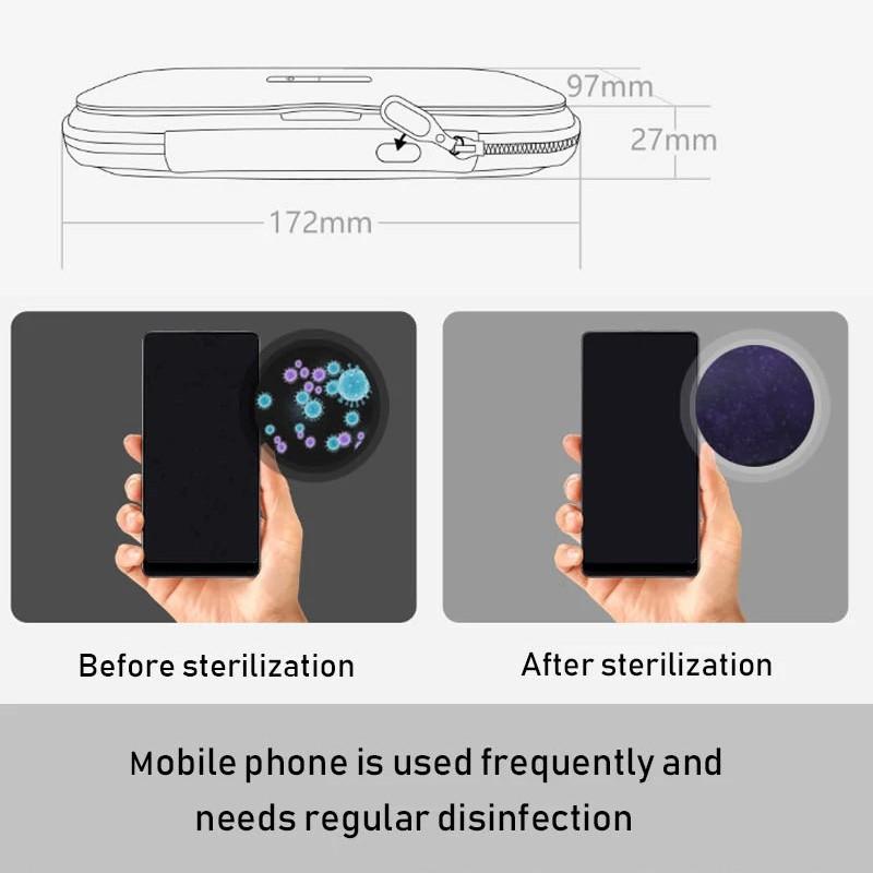Túi đựng điện thoại Xiaomi Mijia EUE diệt khuẩn bằng tia UV nhỏ gọn