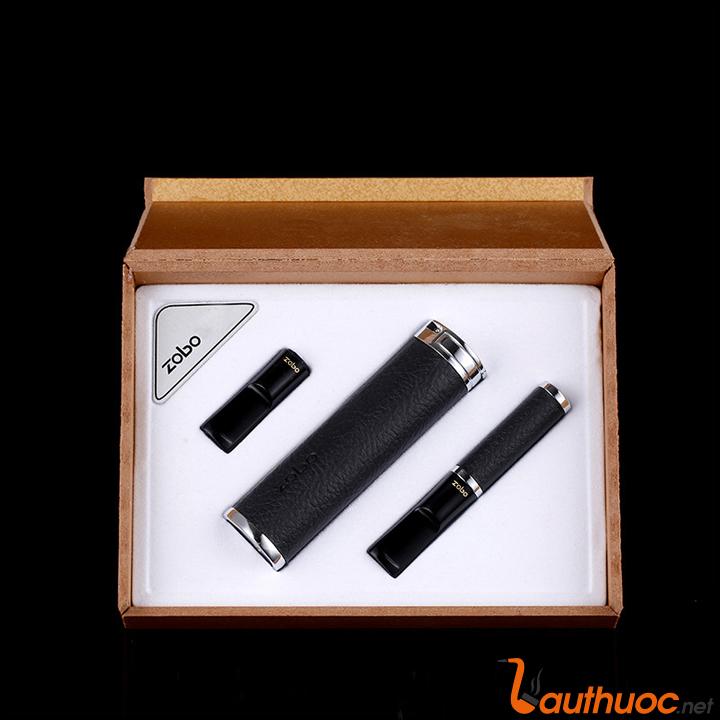 Tẩu lọc thuốc bọc da 2 in 1 ZB-075A
