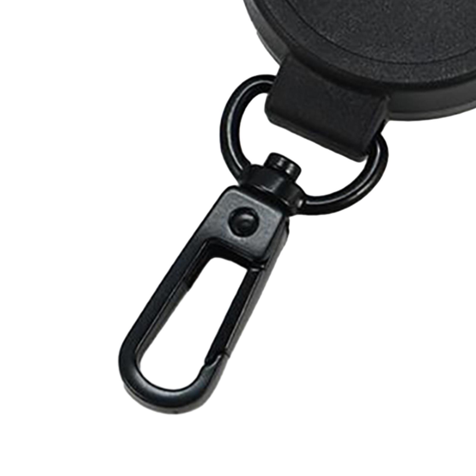 Retractable Keychain Multi Tool Lock Belt Clip Durable Multifunctional Portable Key Rings Key Holder for Offices Fishing