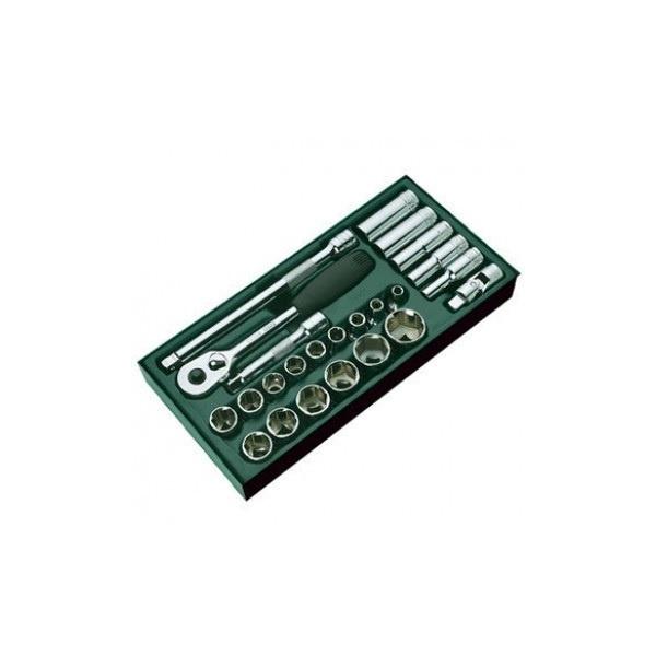 Bộ khay đầu tuýp 25 chi tiết 1/2 inch SATA 09921