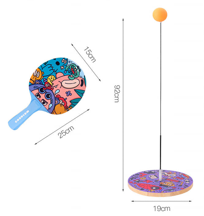 Bộ bóng bàn phản xạ cho trẻ em không cần bàn