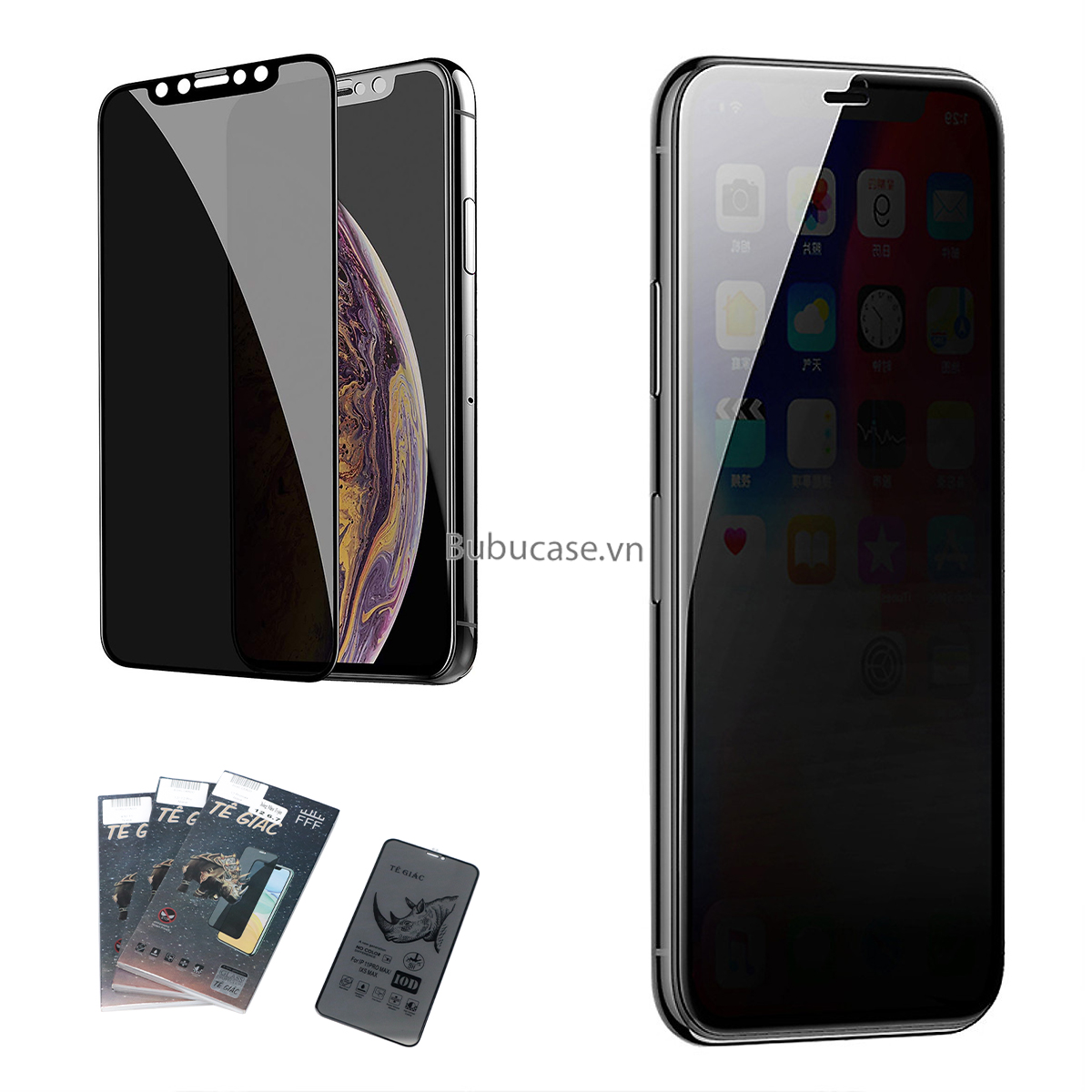 Kính Cường Lực Chống Nhìn Trộm Tê Giác Cho iPhone Full Màn Hình - Đã Có Cường Lực Cho iPhone 14 / 14 Pro / 14 Promax