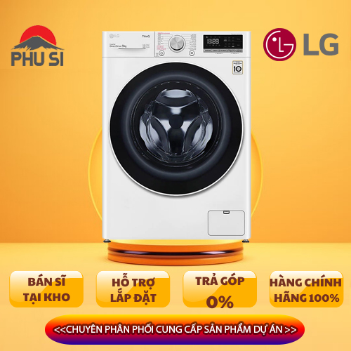 Máy giặt LG Inverter 9 kg FV1409S4W - Chỉ giao HCM