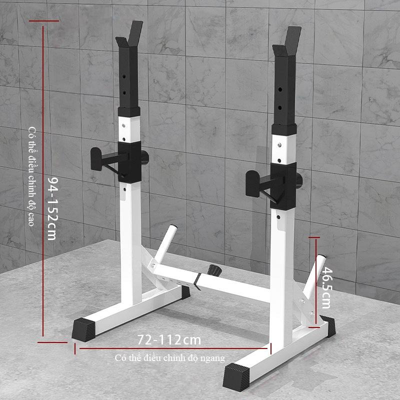 Giá tập tạ có thể điều chỉnh - Giá đỡ tạ tập Squat hàng fullbox