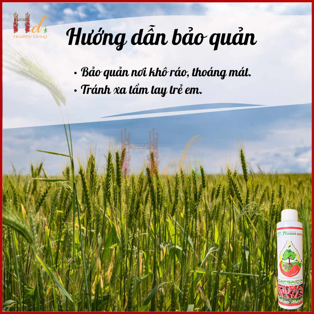 Neem Chili Chất Bám Dính Sinh Học 150ml - Điền Trang Trừ Sâu Rầy Bọ Trĩ