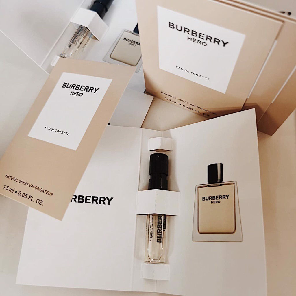 Vial mẫu thử nước hoa Burberry Hero EDT 1.5ml