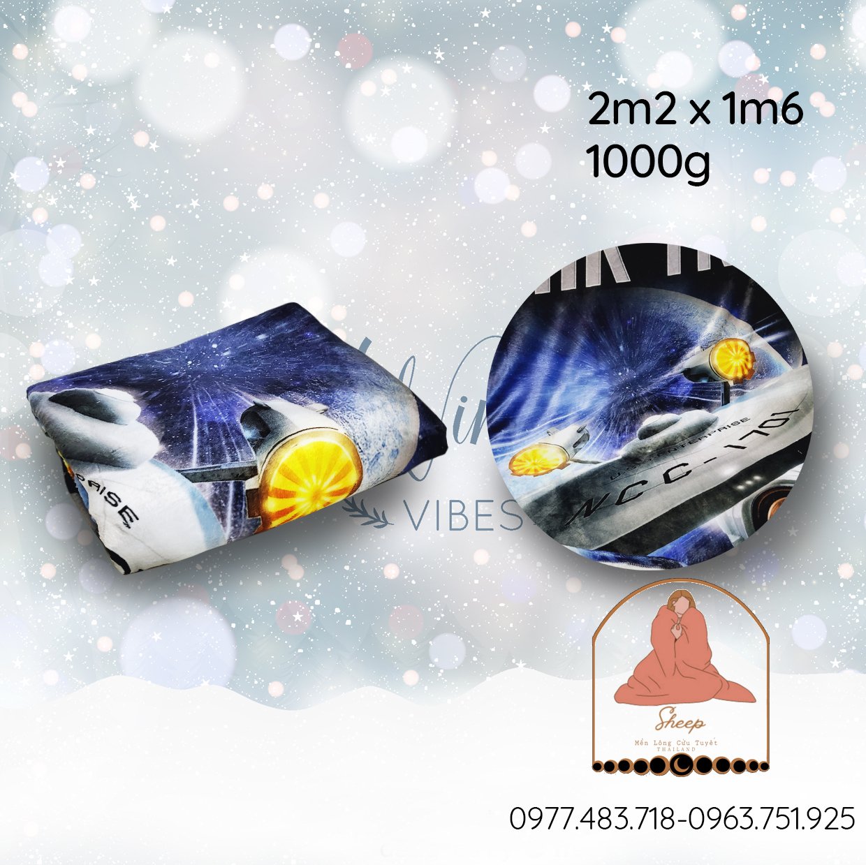 Mền lông cừu mịn