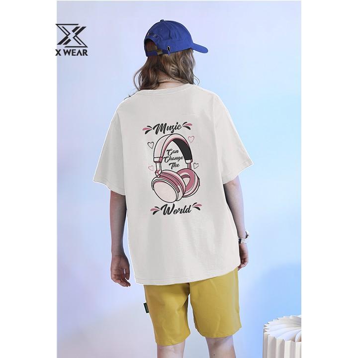 Áo Thun Unisex Nam Nữ X-WEAR MUSIC TS13