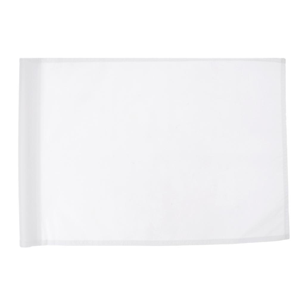 2xBackyard Practice Golf Hole Pole Cup Flag Putting Green Flags White