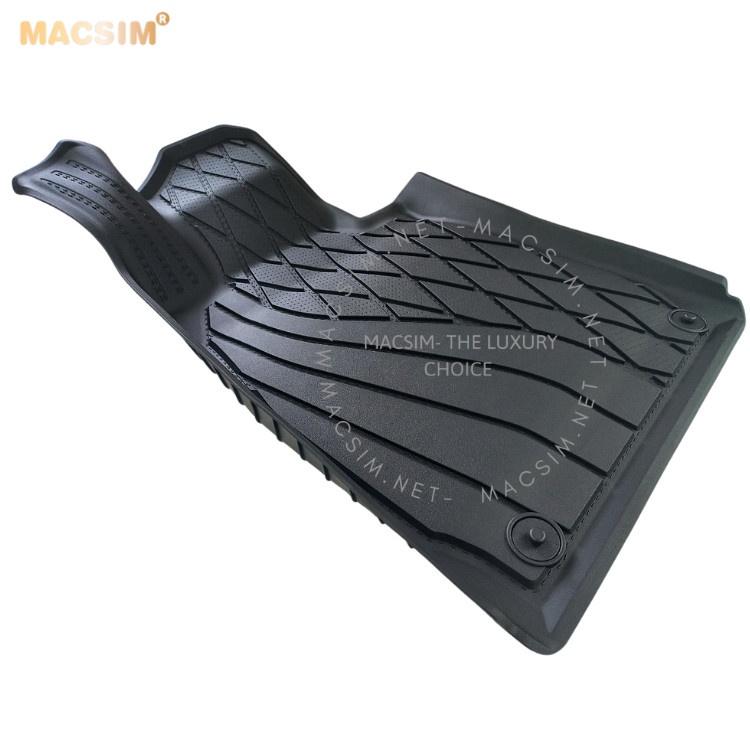 Thảm lót sàn xe ô tô Mercedes S 2020+ Nhãn hiệu Macsim 3W chất liệu nhựa TPE đúc khuôn cao cấp