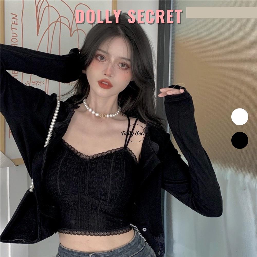 Áo Bra ren nữ DOLLY SECRET 2 dây phong cách Hàn Quốc có đệm A30