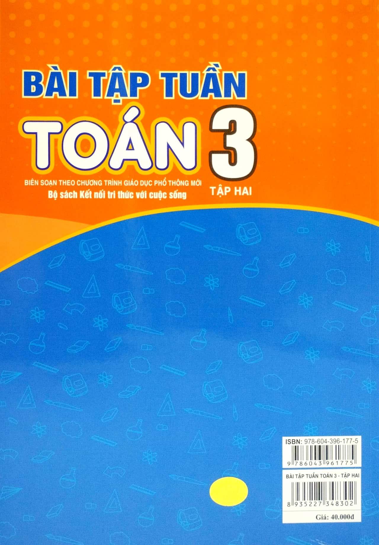 Bài Tập Tuần Toán 3 - Tập 2 (Bộ Sách Kết Nối Tri Thức Với Cuộc Sống)