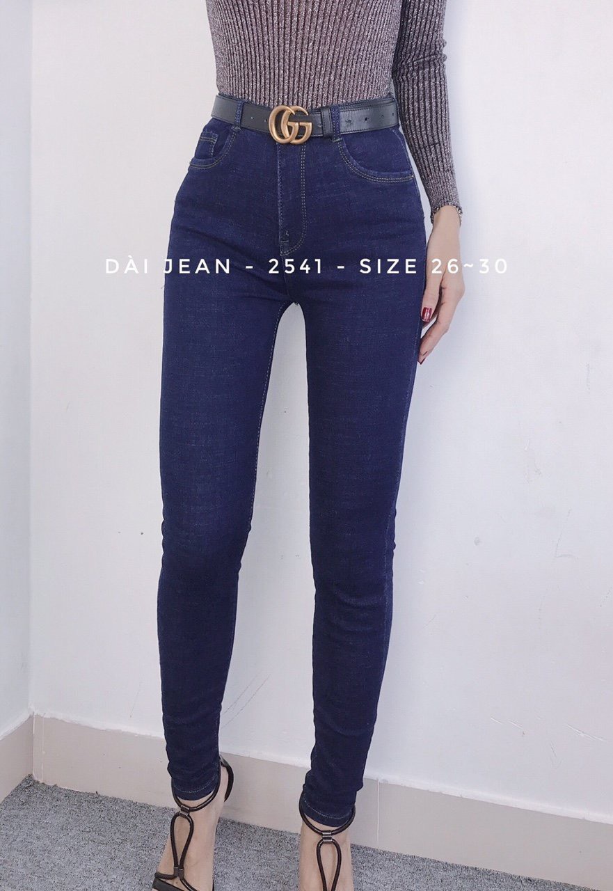 [ SIZE ĐẠI 60kg~90kg] Quần jean dài xanh đậm big size co dãn mạnh