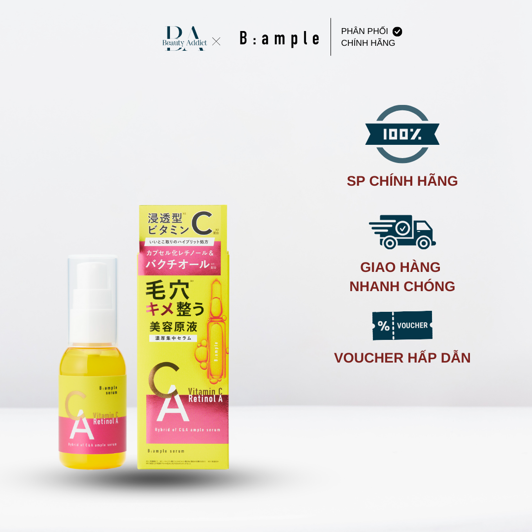 Serum dưỡng trắng chống lão hóa B ample BIYOUGENEKI Serum CA