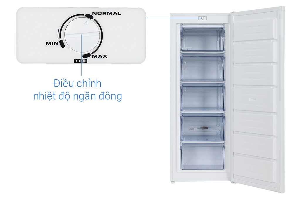 Tủ đông đứng Alaska 215 lít DF-217 - Hàng chính hãng - Chỉ giao HCM