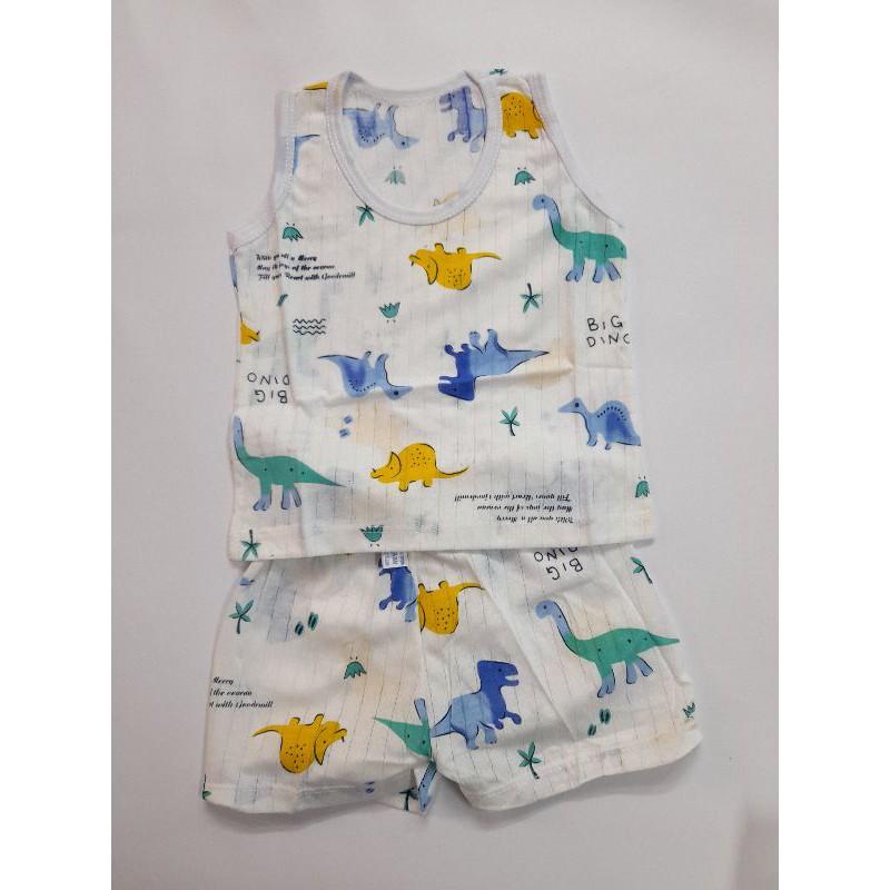 Bộ Cotton Giấy Ba Lỗ Cho Bé Trai Be Gái