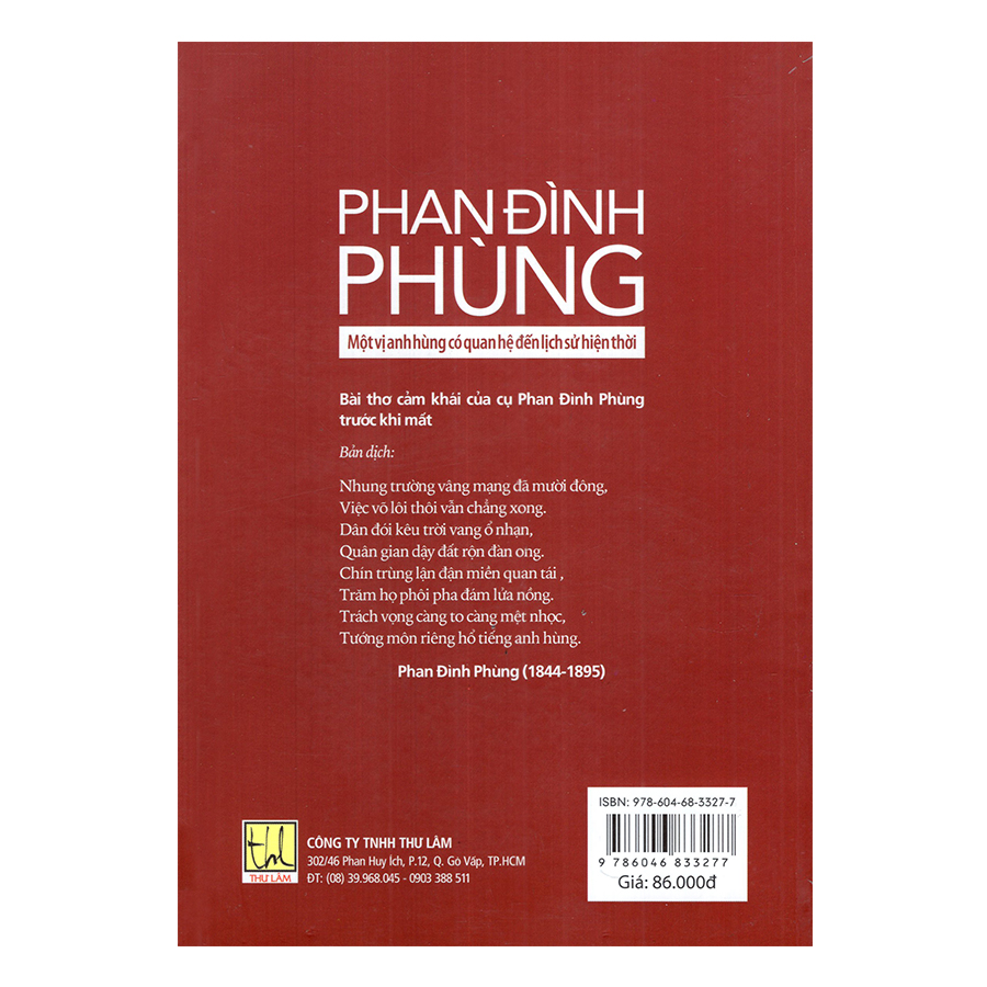 Phan Đình Phùng - Một Vị Anh Hùng Có Quan Hệ Đến Lịch Sử Hiện Thời