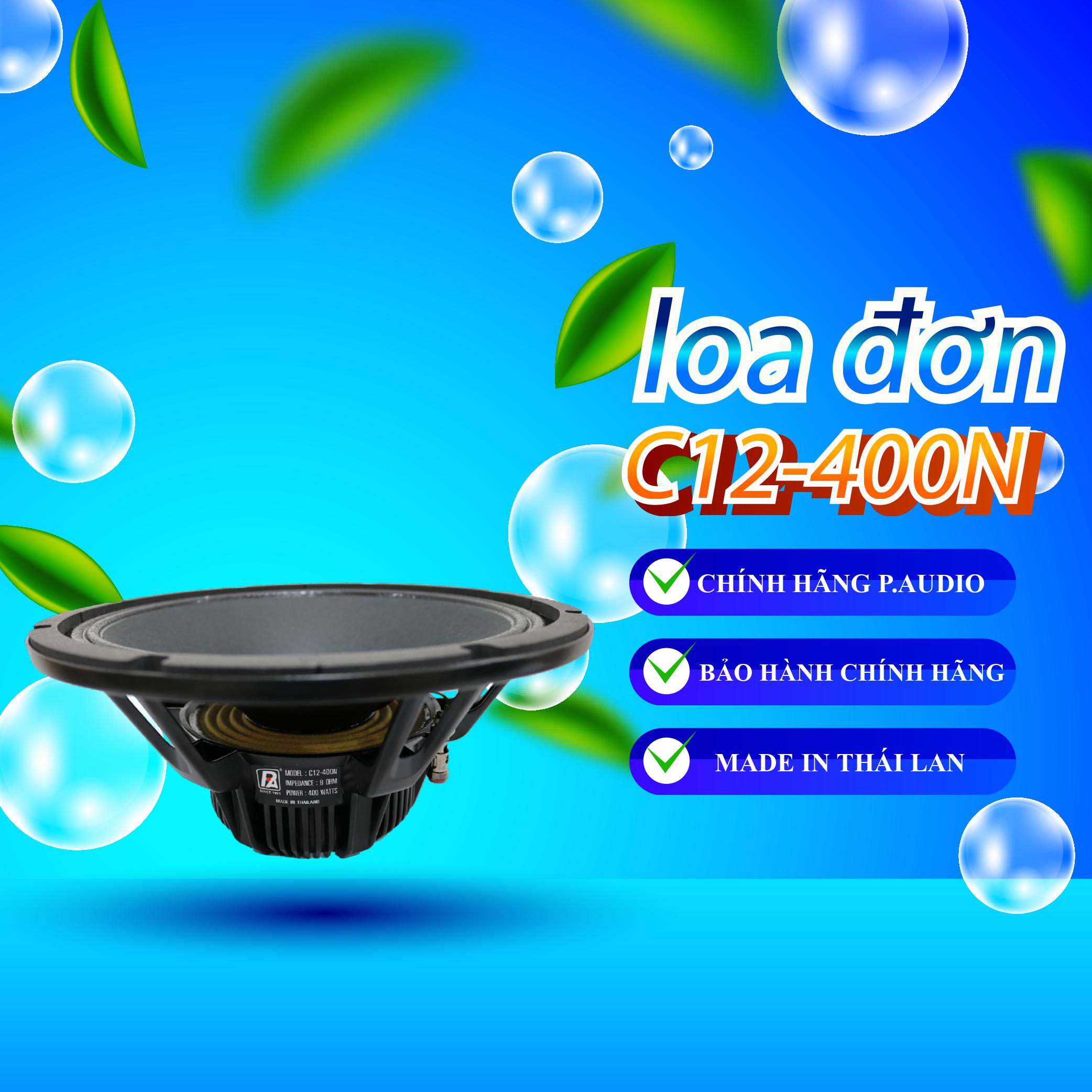 Loa Đơn Từ Neo P.Audio 3 Tấc C12-400N ( 1 cặp ) Hàng Chính Hãng - Chỉ Giao HCM