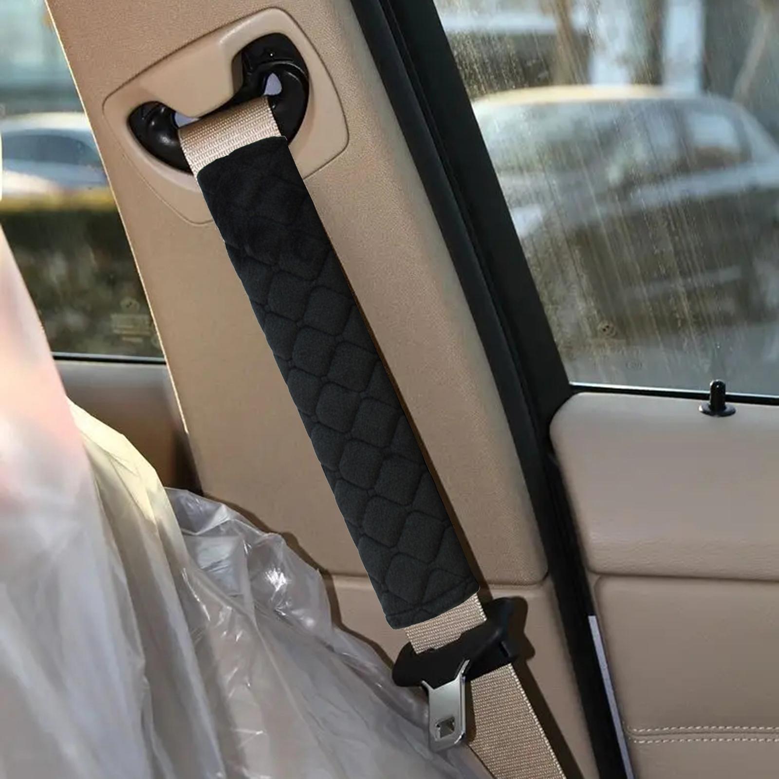 2Pcs Car Seat Belt Cover Decorations for Camera Bag Adults Kids Car