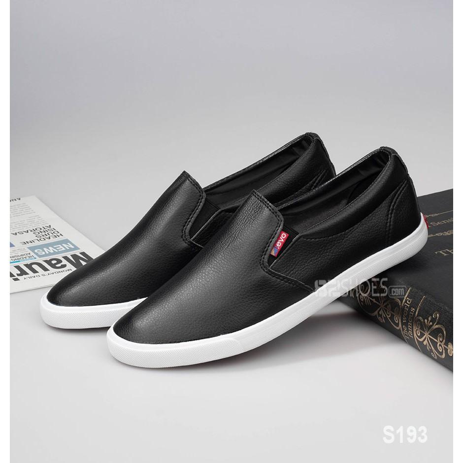 Giày lười nam - Slip on nam da - Mã S193