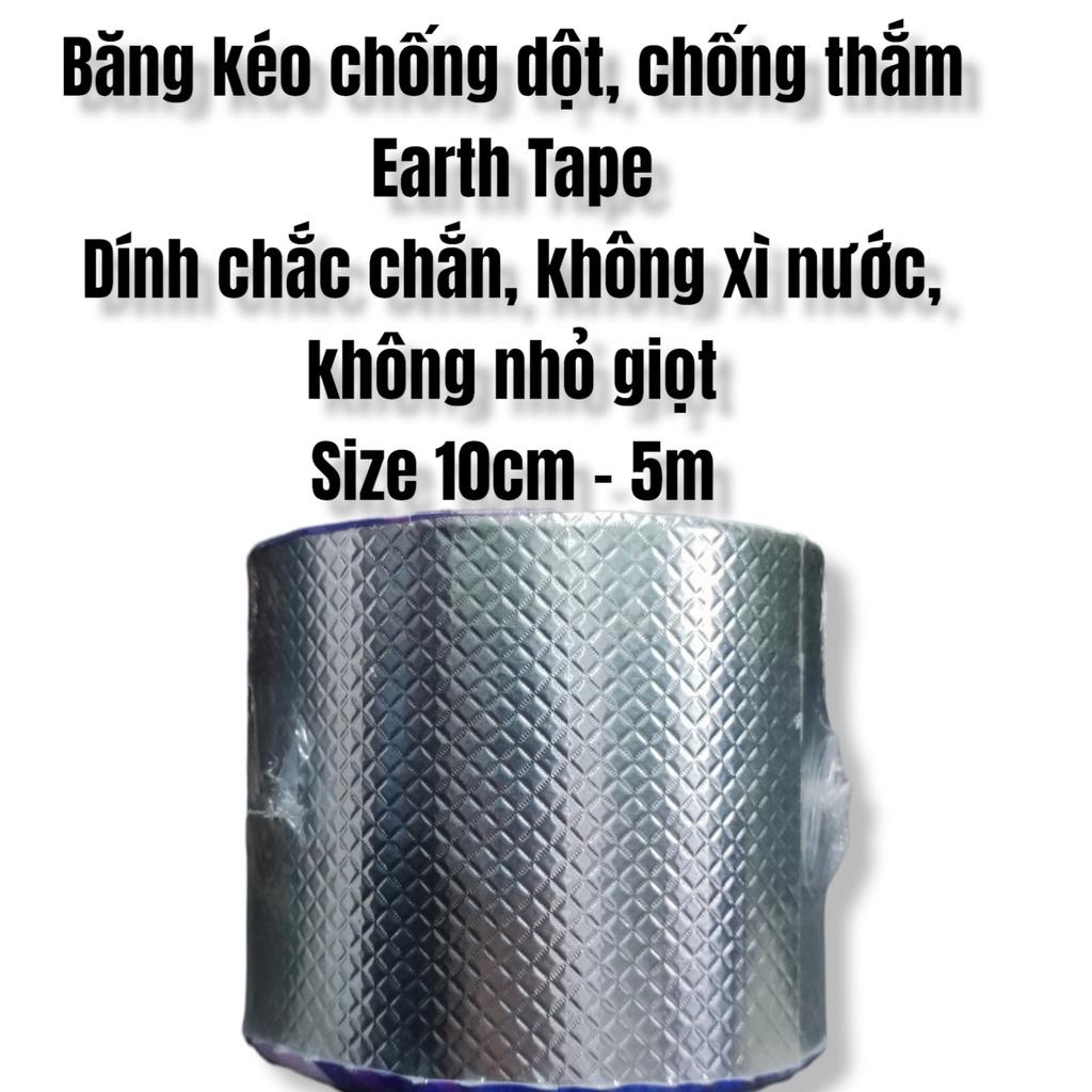 Băng keo chịu nước, chống thắm siêu dính 5cm và 10cm Waterproof Tape - Earth tape