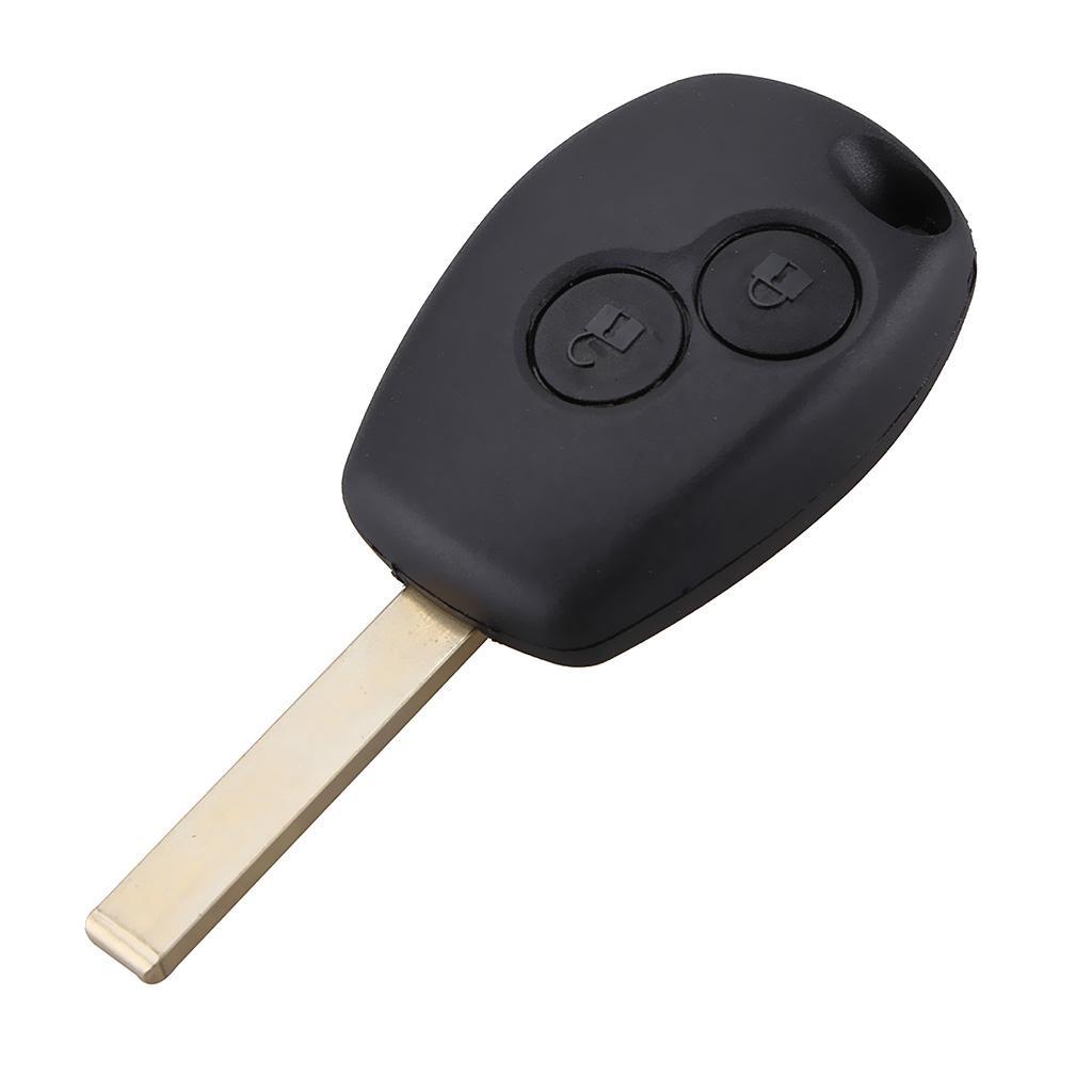 2 Buttons  Entry Remote Key Fob Case 433MHZ PCF7947 Chip for