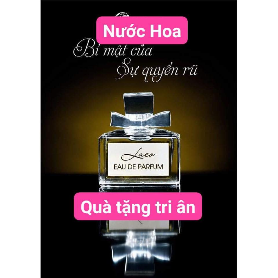 Nước hoa Eau De Parfum Laco Hương thơm nhẹ nhàng, thiết kế tinh tế sang trọng dành cho cả nam và nữ