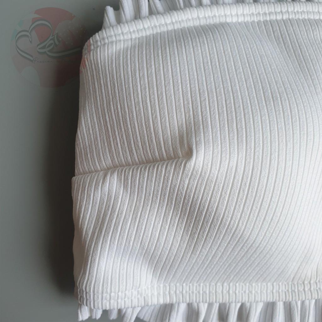 Bộ bơi hai mảnh F21 áo quây phối quầm lưng cao xuất khẩu Mỹ