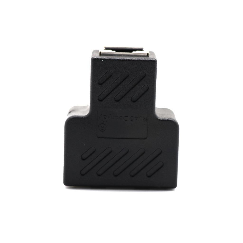Splitter Adapter 1 to 2 Ways Dual Female Port  LAN Ethernet Cable